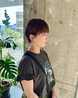 ショート カラー piilo. かわい  なつみのヘアスタイル