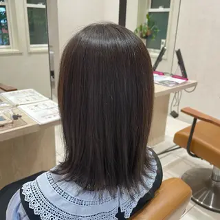 ミディアム カラー 海老名で韓国風 HANA🌷のヘアスタイル
