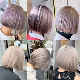ショート カラー ヘアアレンジ ブリーチ特化 / share 元太のヘアスタイル