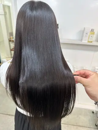 ロング カラー 髪質改善/レイヤー ストウシンゴのヘアスタイル