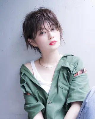 ショート カラー hao所属・西山 頌太のヘアスタイル