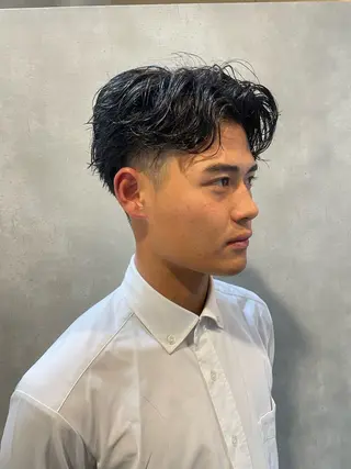 メンズ フリーランスシェアサロンルレイル所属・心斎橋/メンズ /ルレイル/地形真希のヘアスタイル