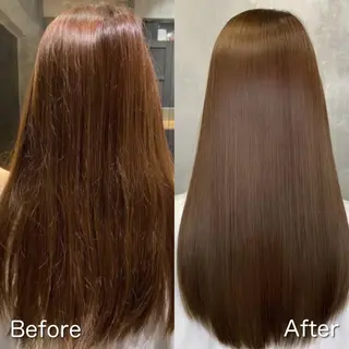 ロング ツバサ 髪質改善のヘアスタイル