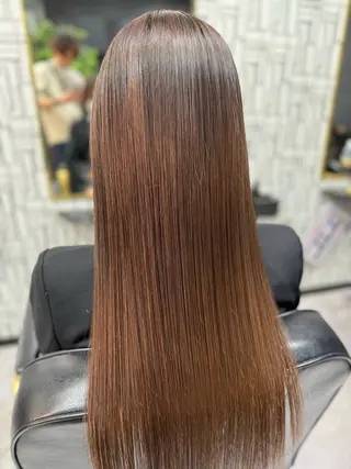 ロング カラー パーマ 篠原 侑作のヘアスタイル