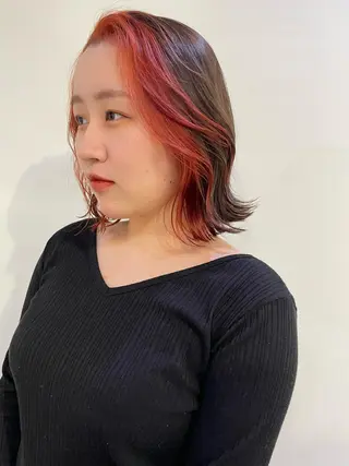 ショート カラー silo所属・silo MOKA 顔周りカット🦦のヘアスタイル