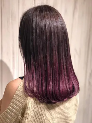 セミロング 永井大樹✨ 透明感カラー✨のヘアスタイル