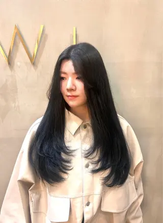 ロング カラー 韓国×髪質改善カラー 💎hinaのヘアスタイル