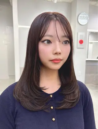 ロング カラー 韓国レイヤー🇰🇷 福澤　和嗣のヘアスタイル