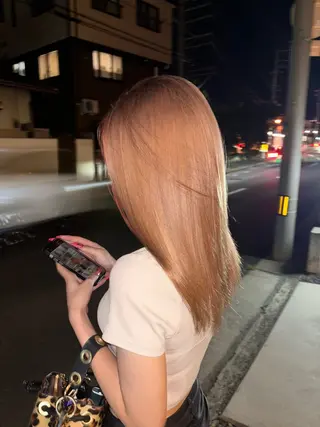 ミディアム カラー Matsubara asuka  ☪︎のヘアスタイル