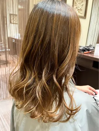 ロング 北原 靖仁のヘアスタイル