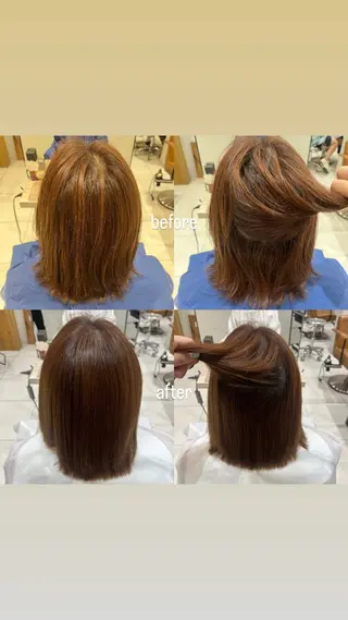 ミディアム 川村 真夕のヘアスタイル