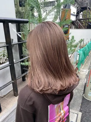 ミディアム カラー ヘアアレンジ ✨ハイクオリティ✨ 山本香也のヘアスタイル