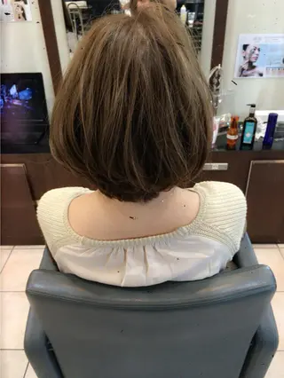 ショート ミディアム カラー ヘアアレンジ MODE K's松原 YUMIのヘアスタイル