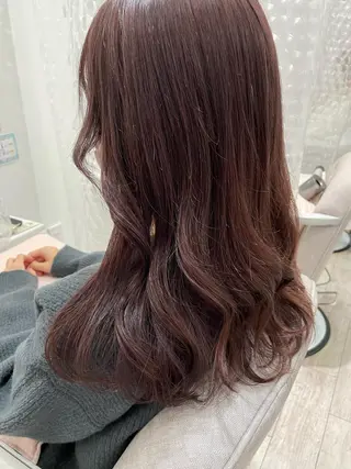 セミロング カラー HARUKA韓国ヘア /Luana梅田のヘアスタイル