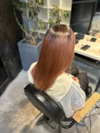 ロング 🌷ブリーチ縮毛矯正 /mina🌷のヘアスタイル