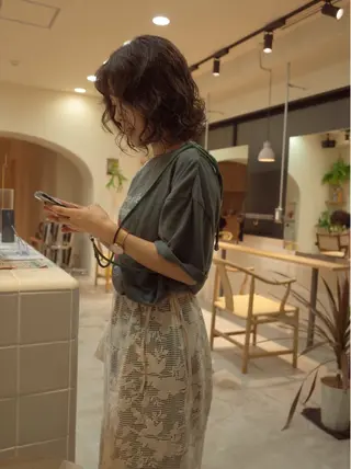 ショート パーマ ウルフ、ボブ美容師 今井のヘアスタイル