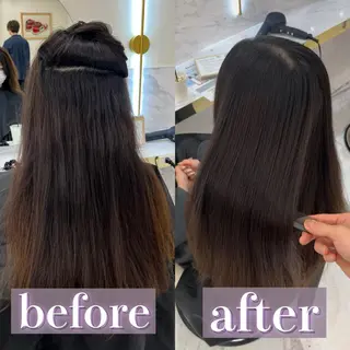 ロング 髪質改善縮毛矯正🫧 村上蒼生のヘアスタイル