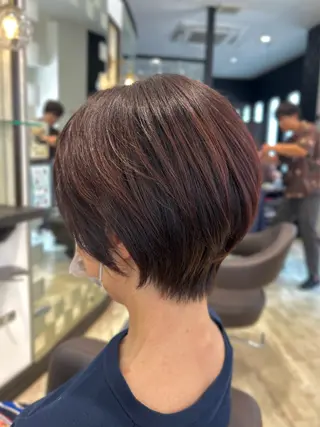 ショート 花澤 文子のヘアスタイル