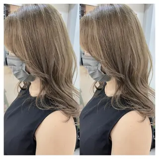 セミロング カラー 村山 茉衣のヘアスタイル