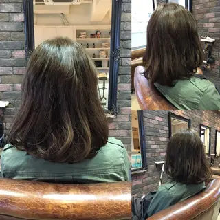 ショート ミディアム カラー パーマ olga所属・松尾謙佑【ハイライト LEDエクステ】のヘアスタイル