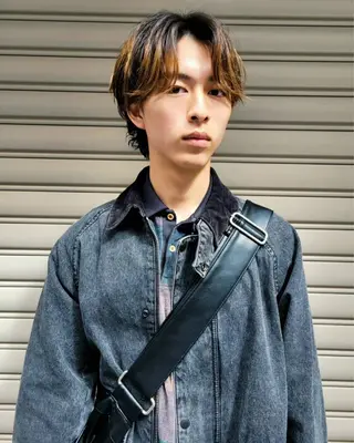 カラー メンズ 【メンズ専門 】村斎　伶次のヘアスタイル