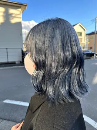 ミディアム カラー 🪼高評価🪼 💎柴崎の藤咲💎のヘアスタイル