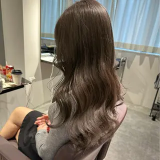 ロング カラー パーマ ヘアアレンジ メンズ 髪質改善/縮毛矯正 ダブルカラー/Youのヘアスタイル