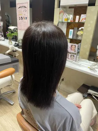 ミディアム 徳留 もも花のヘアスタイル