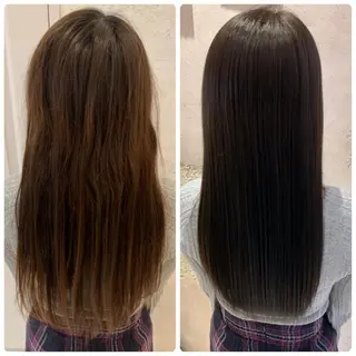 ロング カラー レイヤーカット/ 顔周り 五島巨幹のヘアスタイル