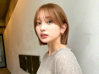 ショート カラー mee.表参道所属・ボブ/ショート /パーマ/shinのヘアスタイル