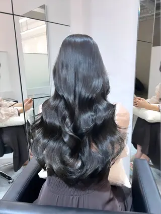 ロング カラー 髪質改善/ 艶カラー【心斎橋】のヘアスタイル