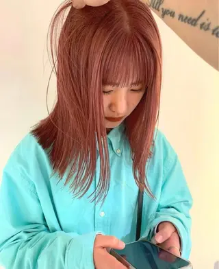 カラー 🌏艶カラー/カッ ト/KIRATO🌏のヘアスタイル