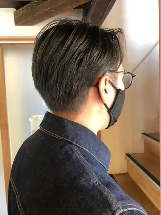 ショート メンズ🍃ナチュラル 韓国風ヘアRENのヘアスタイル