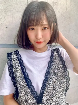 ショート カラー 💘トレンドスタイル 💘透明感ヘアのヘアスタイル