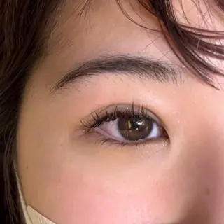 マツエク・マツパ 似合わせカット暖色 カラーhiyonaのヘアスタイル