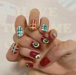 ネイル 栗田 ゆう子のネイルデザイン