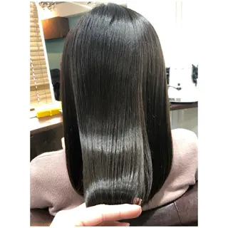 ミディアム 💫髪質改善矯正 MIHO💫のヘアスタイル