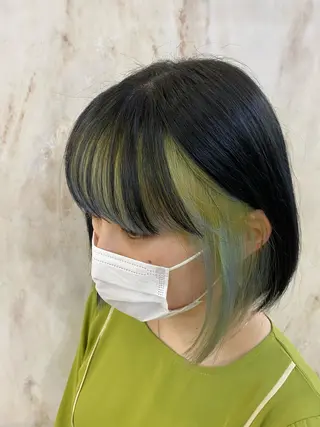 ミディアム カラー SYUYA/パーマ/ マッシュスタイル特化のヘアスタイル