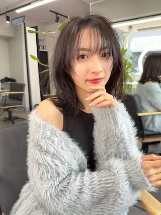 セミロング カラー ELTE表参道所属・✨上品レディーなヘア スタイルへ✨髙木諒也のヘアスタイル