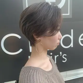 ショート カラー 前田 善夫のヘアスタイル