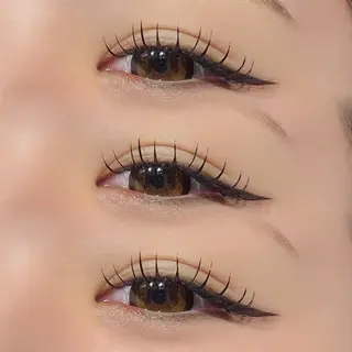 マツエク・マツパ 松野桃香♡ 束感eyelashのマツエク・マツパデザイン