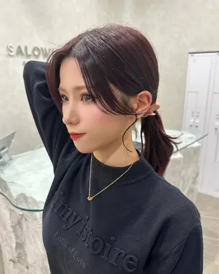 ロング SALOWIN原宿AROA店所属・顔まわり神カット✂︎ 齋藤雄大【表参道】のヘアスタイル