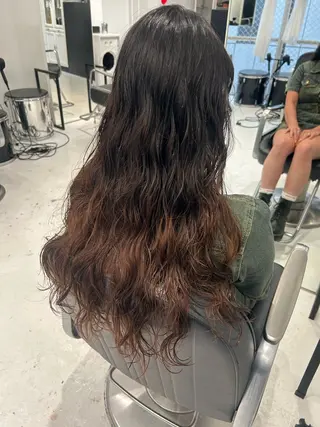 パーマ 原宿//-KOKO- MOENOのヘアスタイル