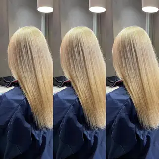 ロング カラー 艶髪カラー/透明感 美髪/白髪/ﾑﾅｶﾀのヘアスタイル