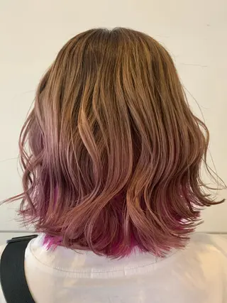 ショート カラー 髪質改善/縮毛矯正 ツヤ髪🩷さつきのヘアスタイル