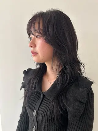 ミディアム カラー lomalia daisukeのヘアスタイル