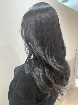 セミロング カラー miyu/完全個室 /髪質改善のヘアスタイル