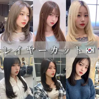 ロング 池袋/韓国/レイヤー 髪質改善/村上けいとのヘアスタイル