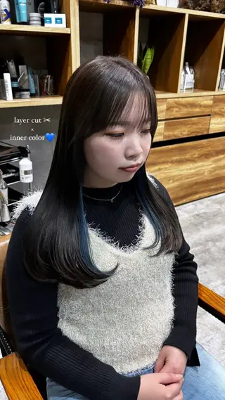 ロング ﾔﾏｼﾀ ﾘﾘのヘアスタイル