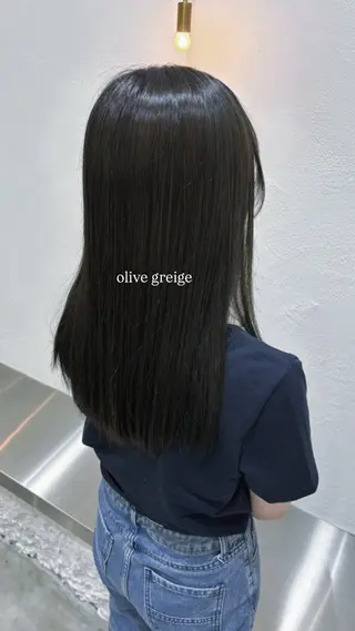 ロング カラー HOI所属・ むねはる  ︎︎のヘアスタイル